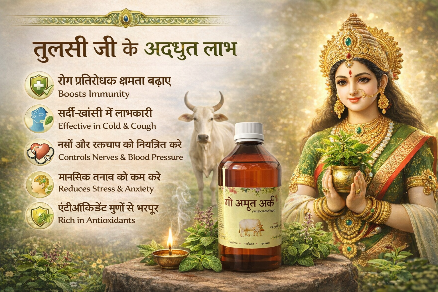 Tulsi Amrit Ark-450ml